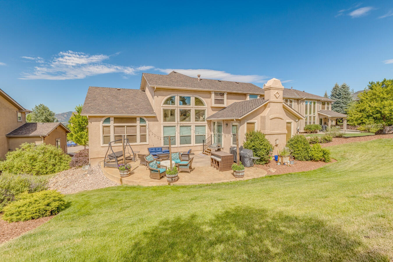 Giant Stamped Concrete Patio